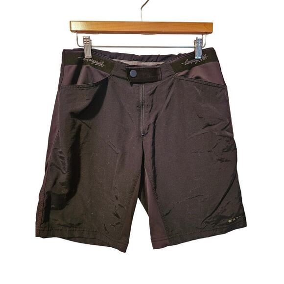 Campagnolo Italian Black 100% Polyamide Cycling Mesh Lined Pockets Men Size L - Picture 1 of 8